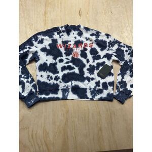 Washington Wizards NBA Junk Food Tie Dye Flea Market Long Sleeve Sweatshirt Sz S